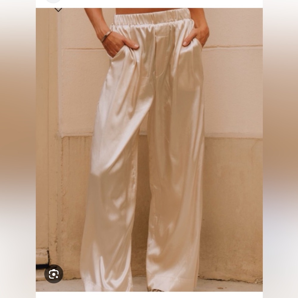 Daily Drills Silky Resort Champagne Pants